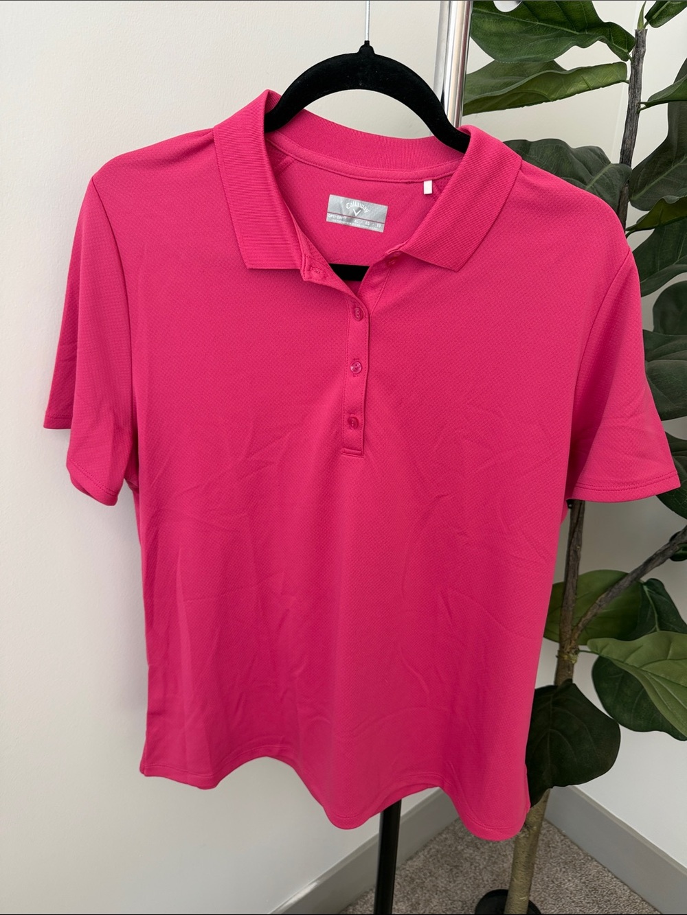 Callaway Hot Pink Golf Polo